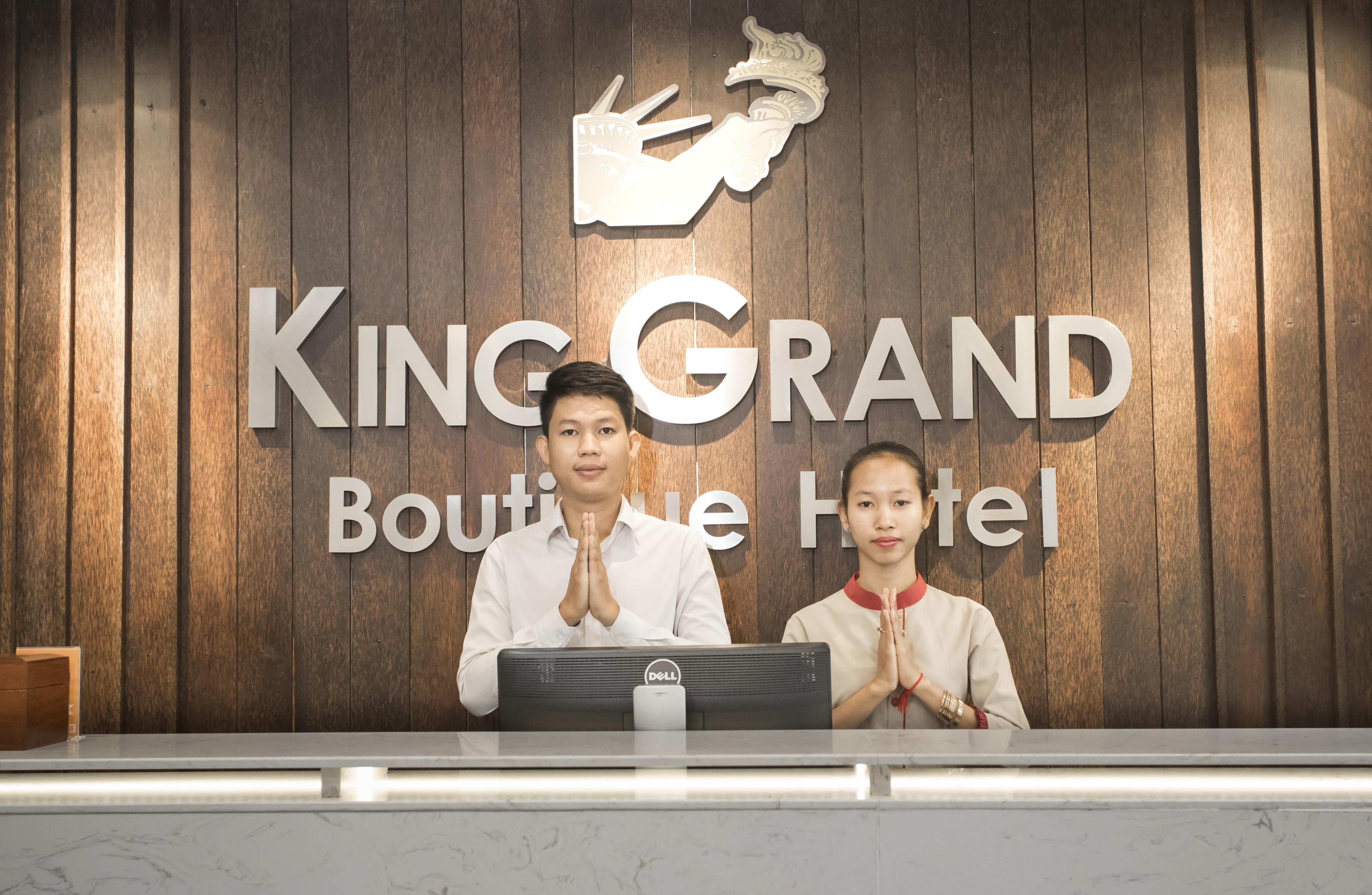 คิง แกรนด์ บูทิค โฮเต็ล Hotel พนมเปญ ภายนอก รูปภาพ